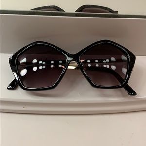 ALDO Black Pentagon Sunglasses